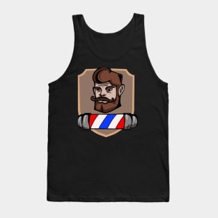 Barber man Tank Top